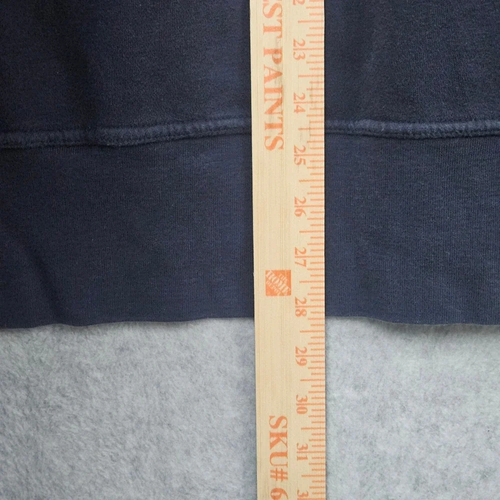 League Sweatshirt Men XL Navy Georgia Tech Collegiate Raglan Fleece